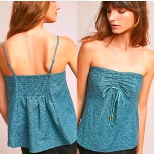 Maeve Convertible Strap Hieroglyphic Patterned Top